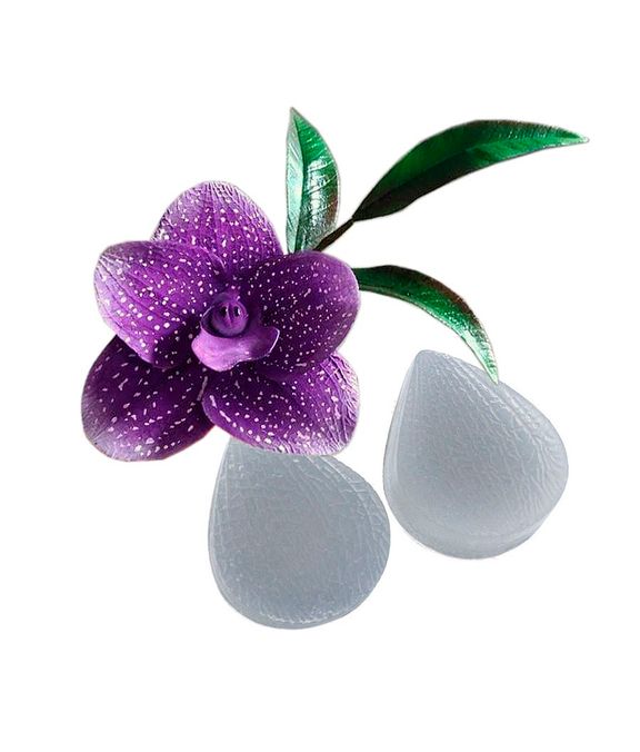 Molde de Silicone Pétala de Orquídea (538) un FLEXARTE - lojasantoantonio