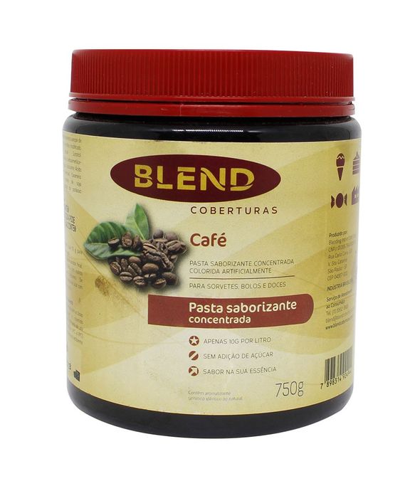 Pasta Saborizante Concentrada De Cafe 750g Blend Lojasantoantonio