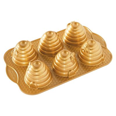 101258-Forma-para-6-Mini-Bolos-Beehive-Cakelets-NW-90777-NORDIC-WARE